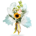 Buchet cu floarea soarelui în formă de fluture