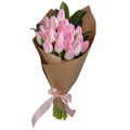 Buchet 19 lalele roz
